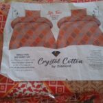 Crystal Cotton Double Bed Sheet – Red 1823
