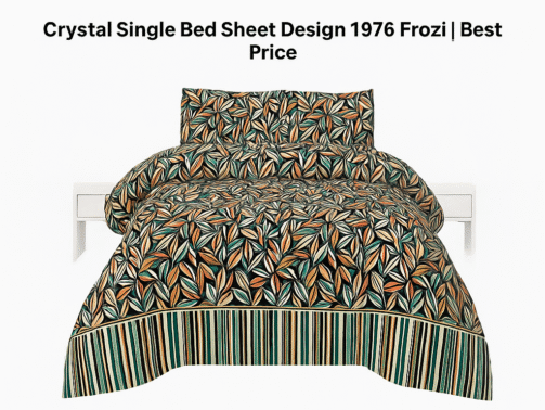 Crystal Single Bed Sheet Design 1976 Frozi Best Price