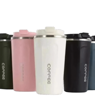 500ml Travel Coffee Mug Insulated Stainless Steel with Custom NameLogo Print