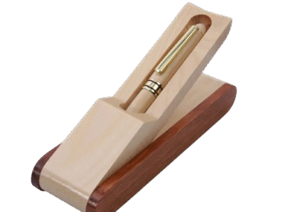 Bamboo Wooden Pen Gift Set With Name Printed