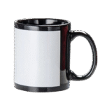 Custom Photo Printed Black Handle White Mug Personalized Coffee Cup