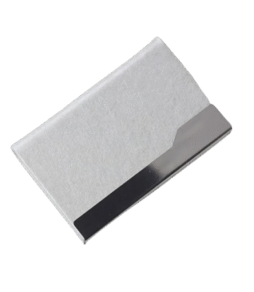 Slim Business Card Holder Magnetic Buckle With Custom NameLogo Print